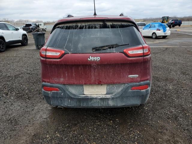 1C4PJLCB9GW127430 - 2016 JEEP CHEROKEE LATITUDE RED photo 6