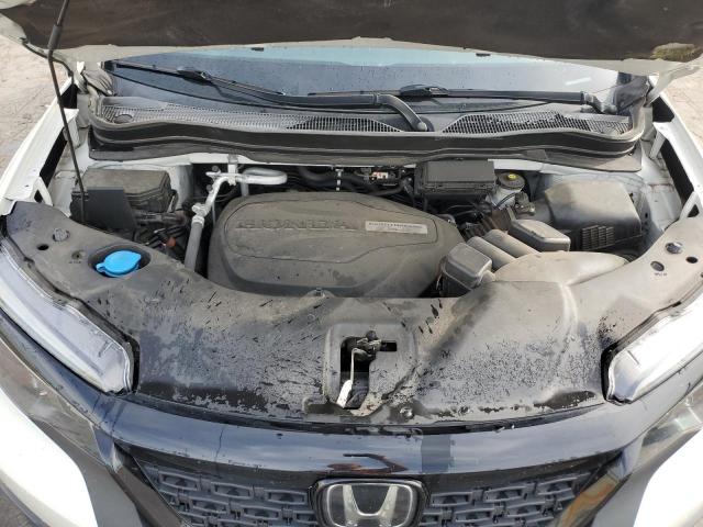 5FNYF8H56KB009547 - 2019 HONDA PASSPORT EXL WHITE photo 12