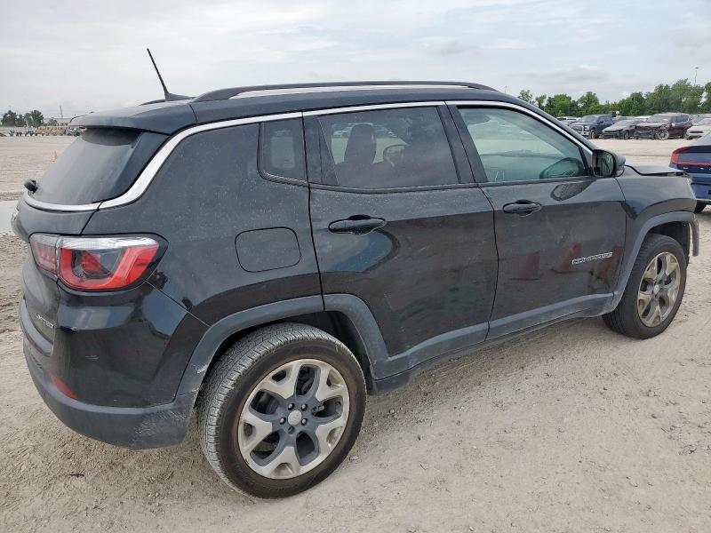 3C4NJDCB1JT355299 - 2018 JEEP COMPASS LIMITED Czarny zdjęcie 3