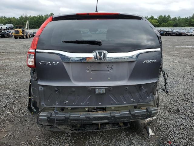 2HKRM4H5XGH629300 - 2016 HONDA CR-V EX GRAY photo 6