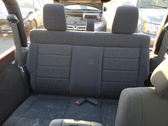 1C4AJWAG6CL237921 - 2012 JEEP WRANGLER SPORT წითელი ფოტო 10