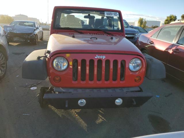1C4AJWAG6CL237921 - 2012 JEEP WRANGLER SPORT წითელი ფოტო 5
