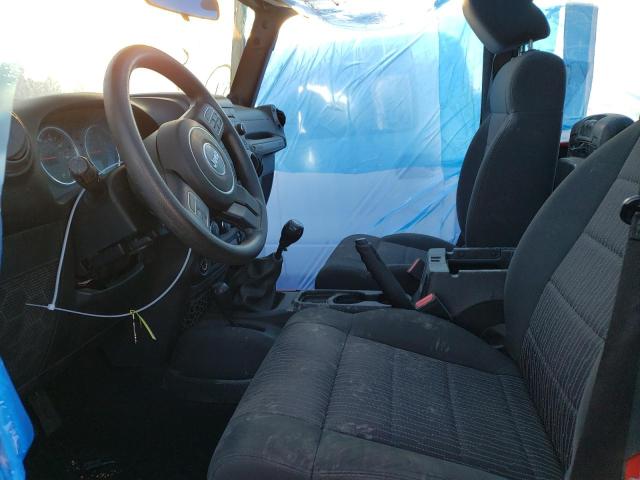 1C4AJWAG6CL237921 - 2012 JEEP WRANGLER SPORT წითელი ფოტო 7