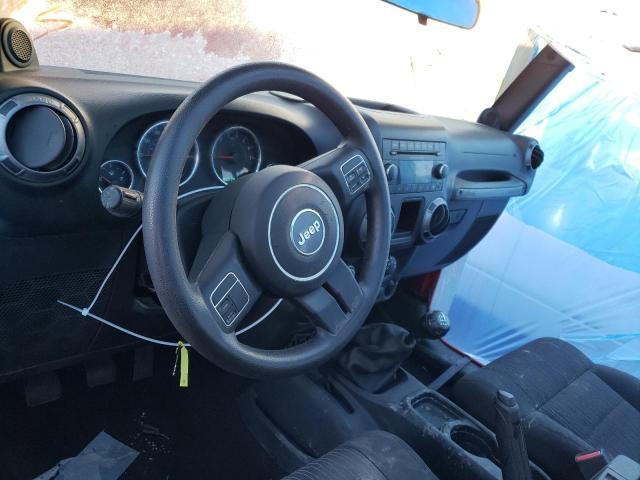 1C4AJWAG6CL237921 - 2012 JEEP WRANGLER SPORT წითელი ფოტო 8