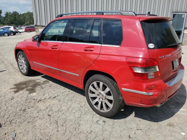 WDCGG8HBXBF654190 - 2011 MERCEDES-BENZ GLK 350 4MATIC RED photo 2