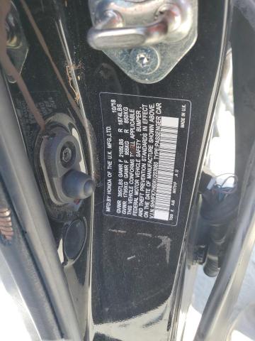 SHHFK7H60KU203060 - 2019 HONDA CIVIC EX BLACK photo 12