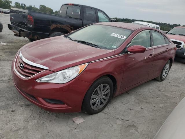 5NPEB4AC2BH266366 - 2011 HYUNDAI SONATA GLS RED photo 1