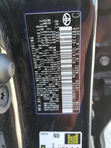 5YFS4MCEXMP061721 - 2021 TOYOTA COROLLA SE 黑色 照片 13