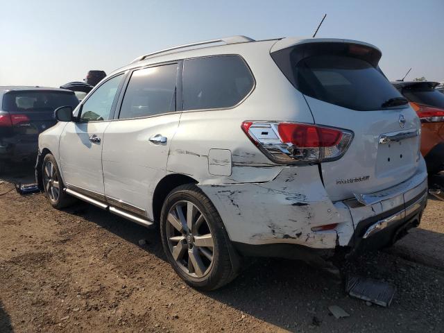 5N1AR2MMXEC630385 - 2014 NISSAN PATHFINDER S WHITE photo 2