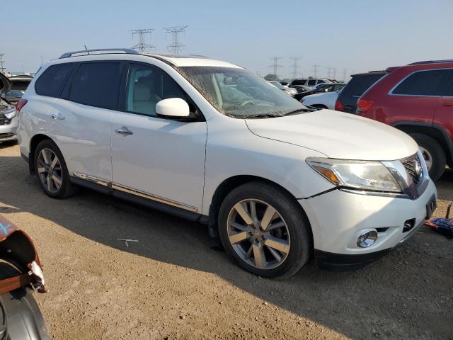 5N1AR2MMXEC630385 - 2014 NISSAN PATHFINDER S WHITE photo 4