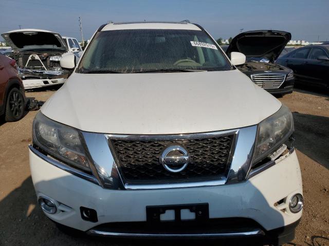 5N1AR2MMXEC630385 - 2014 NISSAN PATHFINDER S WHITE photo 5