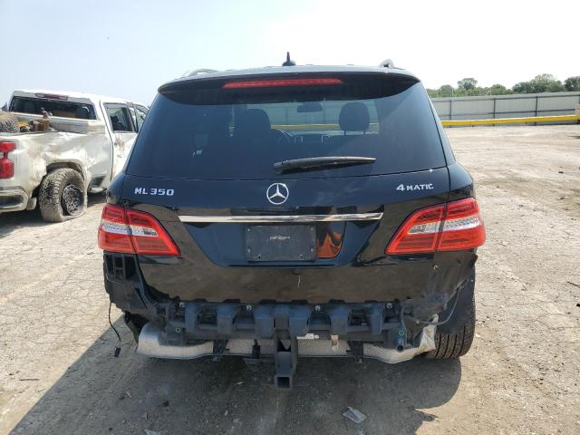 4JGDA5HB3FA590257 - 2015 MERCEDES-BENZ ML 350 4MATIC BLACK photo 6