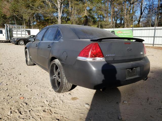 2G1WD58C579410232 - 2007 CHEVROLET IMPALA SUPER SPORT BLACK photo 3