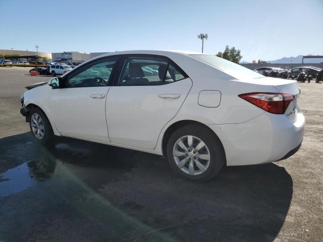 2T1BURHEXGC585980 - 2016 TOYOTA COROLLA L WHITE photo 2