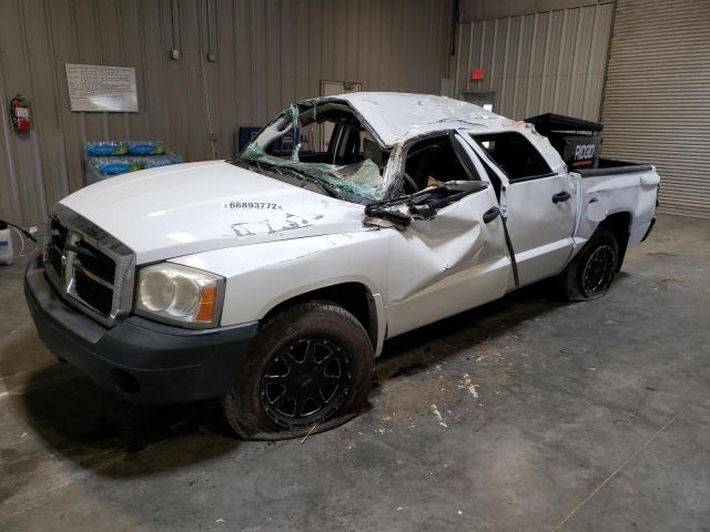 1D7HE28K46S608595 - 2006 DODGE DAKOTA QUAD WHITE photo 1