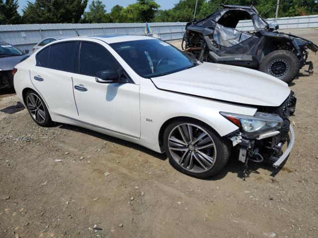 JN1EV7AR3KM551728 - 2019 INFINITI Q50 LUXE WHITE photo 4