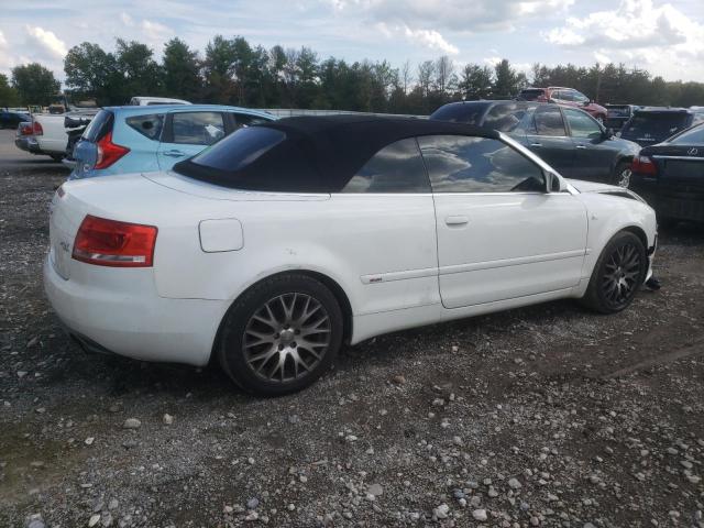 WAUDF48H19K006129 - 2009 AUDI A4 2.0T CABRIOLET QUATTRO WHITE photo 3