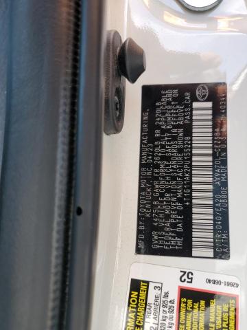 4T1G11AK2PU155228 - 2023 TOYOTA CAMRY SE NIGHT SHADE WHITE photo 12