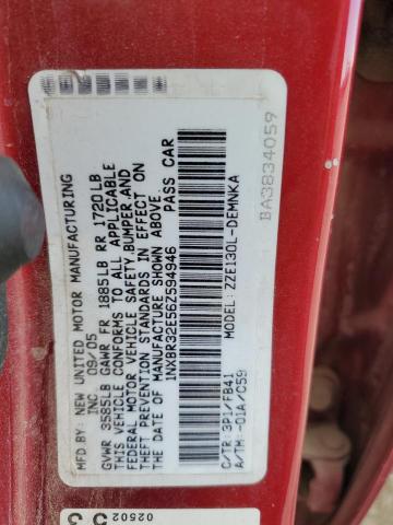 1NXBR32E56Z594946 - 2006 TOYOTA COROLLA CE 红色 照片 12