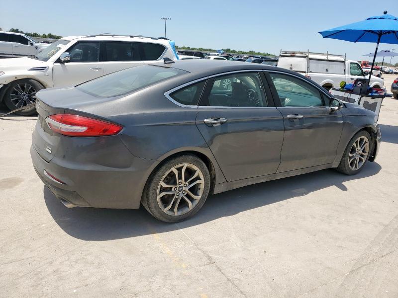3FA6P0CD0KR180562 - 2019 FORD FUSION SEL Grafito foto 3