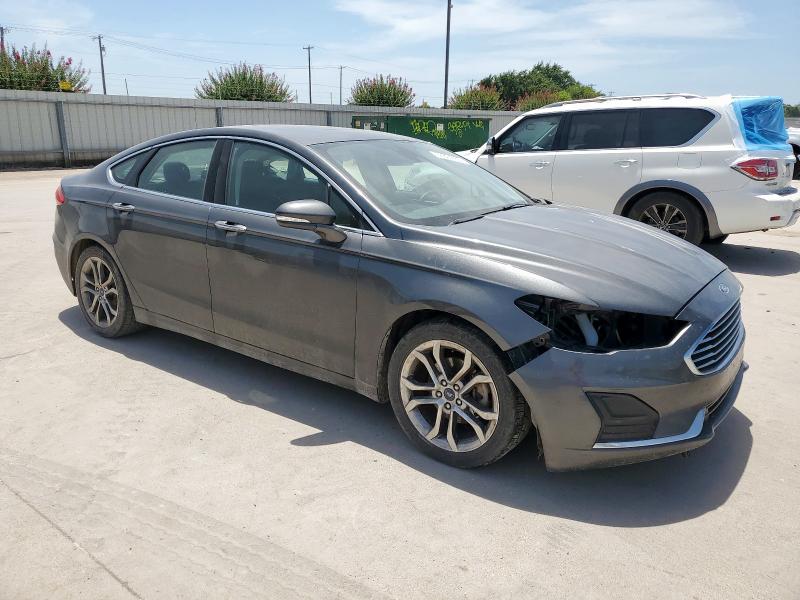 3FA6P0CD0KR180562 - 2019 FORD FUSION SEL Grafito foto 4