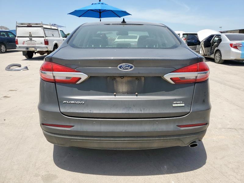 3FA6P0CD0KR180562 - 2019 FORD FUSION SEL Grafito foto 6