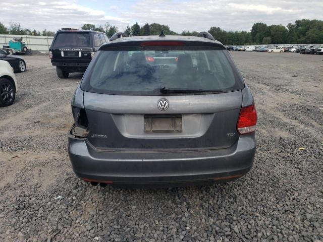 3VWPL7AJ6EM611691 - 2014 VOLKSWAGEN JETTA TDI GRAY photo 6