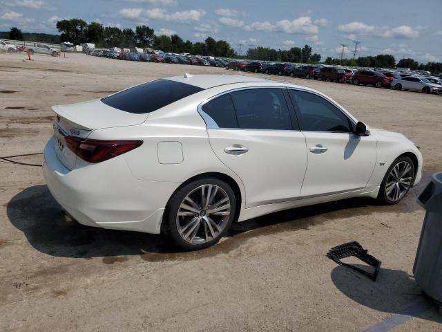 JN1EV7AR4JM431211 - 2018 INFINITI Q50 LUXE WHITE photo 3
