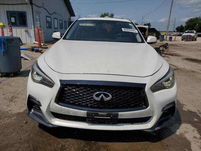 JN1EV7AR4JM431211 - 2018 INFINITI Q50 LUXE WHITE photo 5