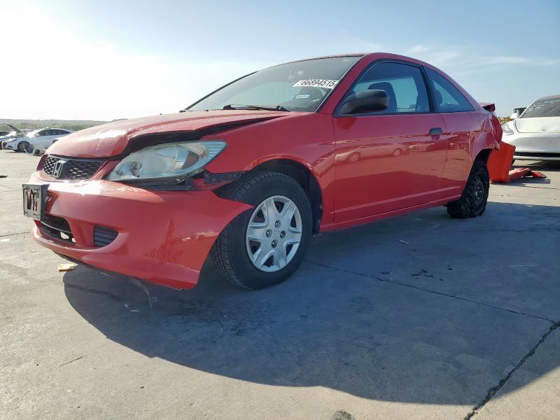 1HGEM22184L083520 - 2004 HONDA CIVIC DX VP Կարմիր լուսանկար 1