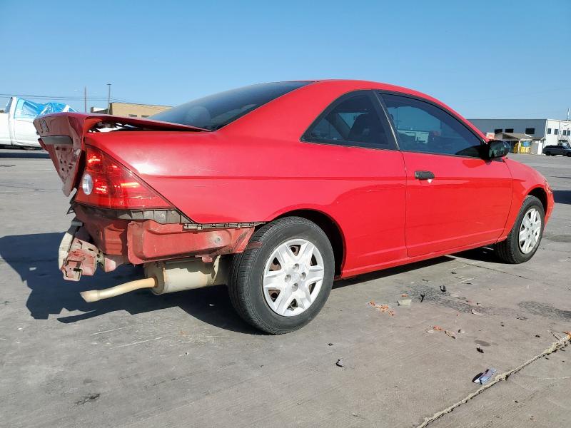 1HGEM22184L083520 - 2004 HONDA CIVIC DX VP Կարմիր լուսանկար 3