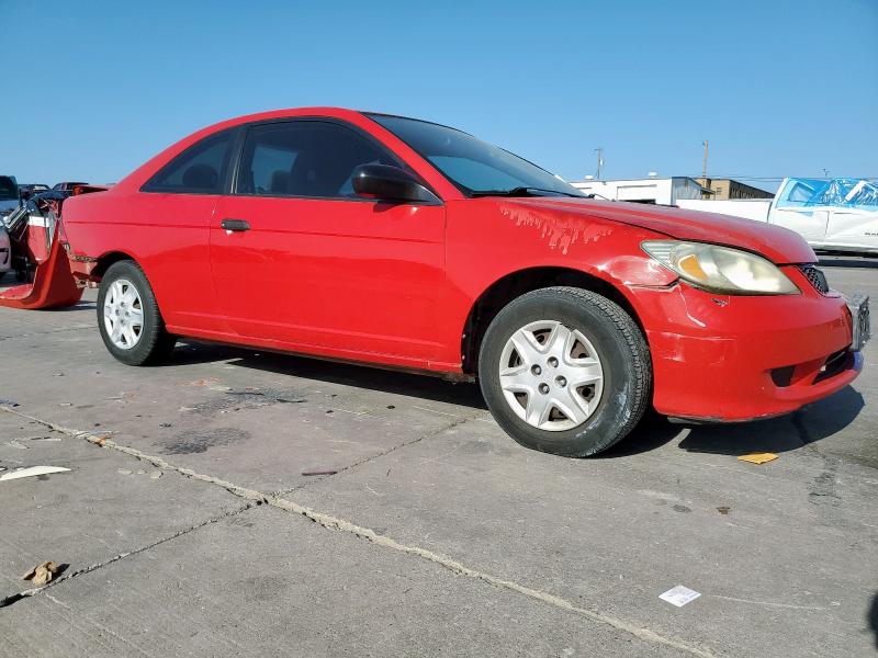 1HGEM22184L083520 - 2004 HONDA CIVIC DX VP Կարմիր լուսանկար 4