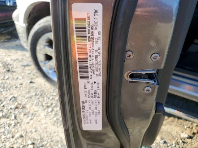 1C6RD7JT8CS247635 - 2012 DODGE RAM 1500 LARAMIE GRAY photo 12