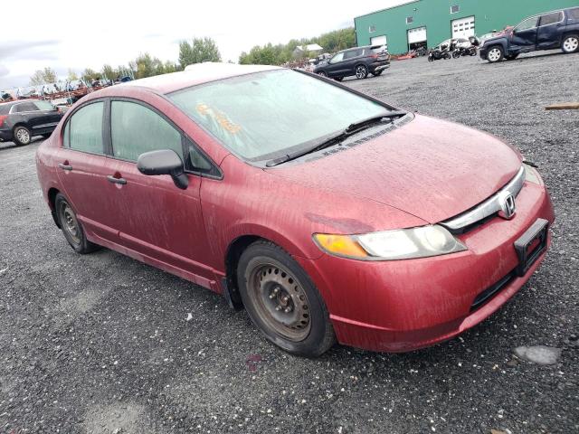 2HGFA16387H038324 - 2007 HONDA CIVIC DX BURGUNDY photo 4