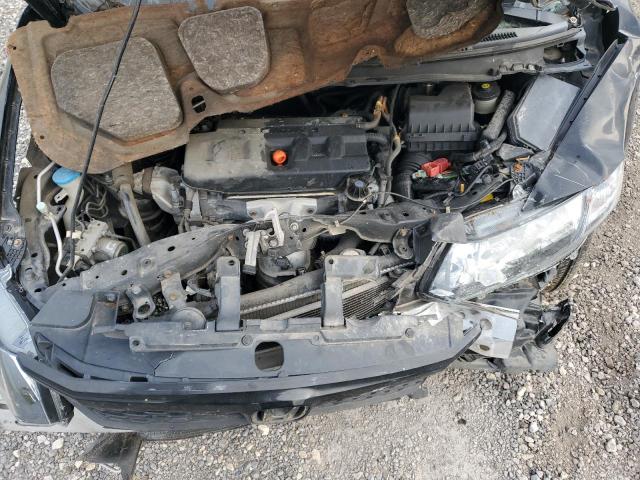 19XFB2F91CE028925 - 2012 HONDA CIVIC EXL შავი ფოტო 11