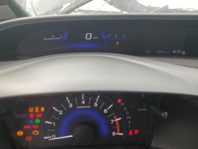 19XFB2F91CE028925 - 2012 HONDA CIVIC EXL შავი ფოტო 9