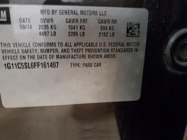 1G11C5SL6FF161497 - 2015 CHEVROLET MALIBU 1LT 棕色 照片 12