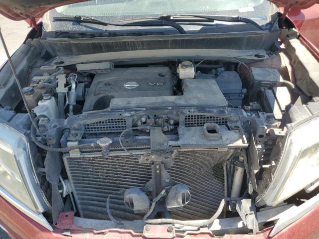 5N1AR2MM2GC607962 - 2016 NISSAN PATHFINDER S أحمر صورة 11
