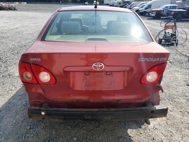 2T1BR32E35C918623 - 2005 TOYOTA COROLLA CE RED photo 6