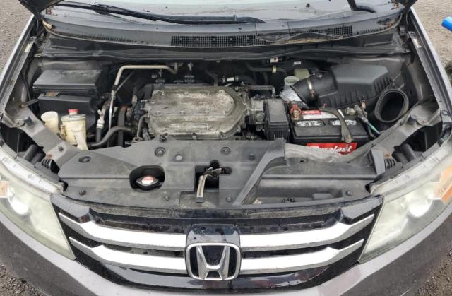 5FNRL5H68EB031395 - 2014 HONDA ODYSSEY EXL GRAY photo 12