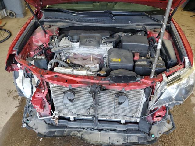 4T1BF1FK4CU633535 - 2012 TOYOTA CAMRY BASE RED photo 11