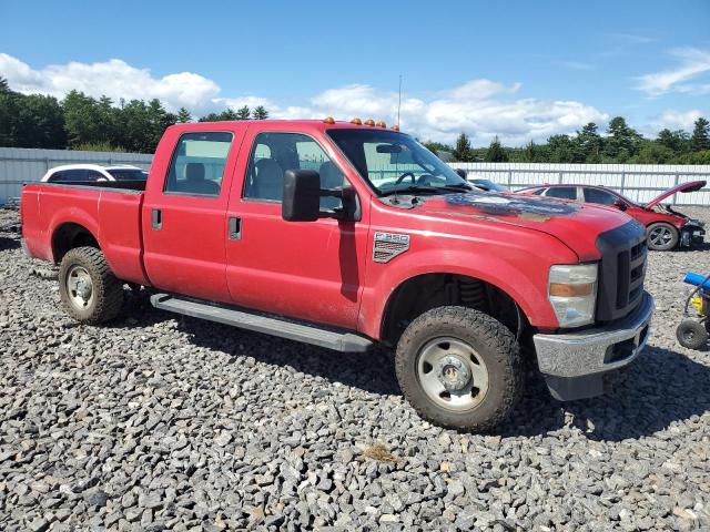 1FTWW3BR8AEA26968 - 2010 FORD F350 SUPER DUTY RED photo 4