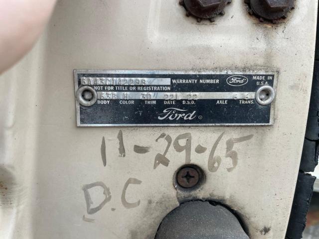 6A43C142298 - 1965 FORD FAIRLANE TAN photo 10