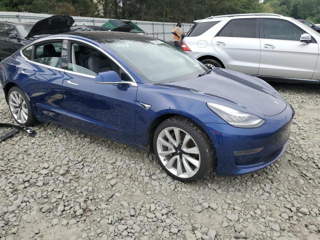 5YJ3E1EBXJF185479 - 2018 TESLA MODEL 3 蓝色 照片 4