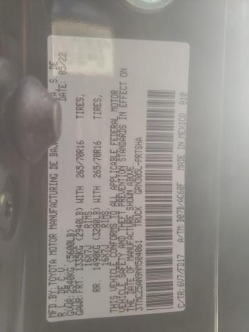 3TMCZ5AN9NM504061 - 2022 TOYOTA TACOMA DOUBLE CAB 绿色 照片 10