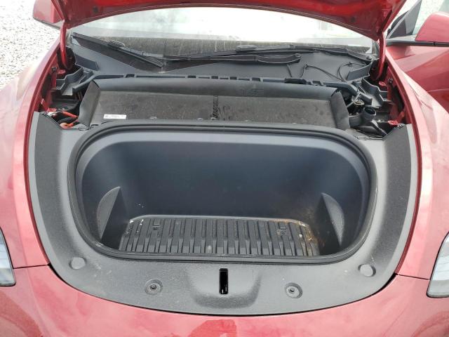 7SAYGDEFXSA344359 - 2025 TESLA MODEL Y RED photo 12