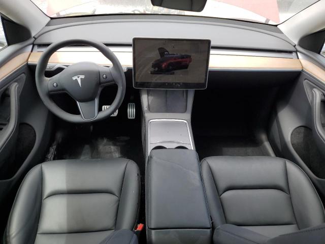 7SAYGDEFXSA344359 - 2025 TESLA MODEL Y RED photo 8