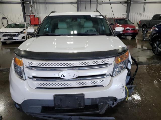 1FM5K8F87EGB84259 - 2014 FORD EXPLORER LIMITED WHITE photo 5