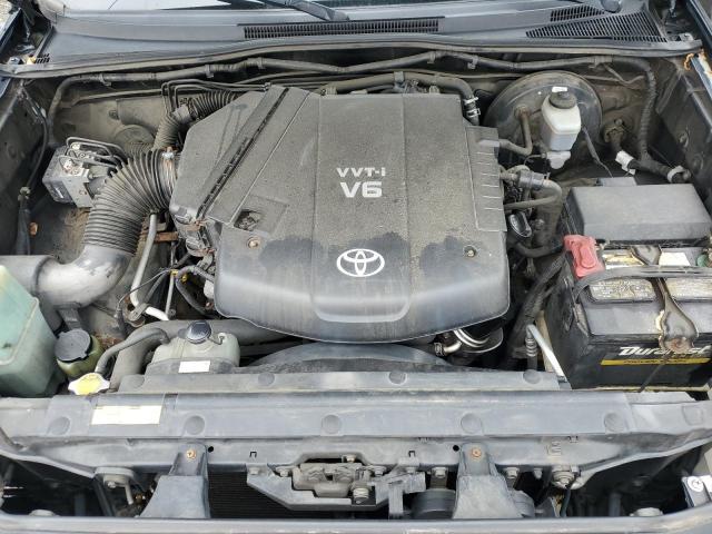 5TELU42N36Z237902 - 2006 TOYOTA TACOMA DOUBLE CAB შავი ფოტო 11