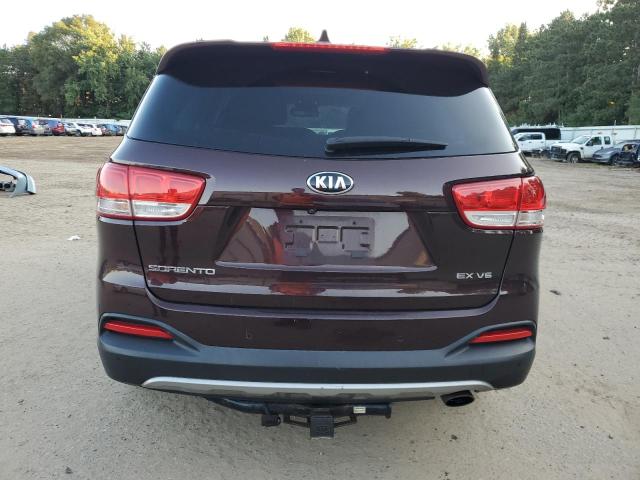 5XYPHDA5XGG042544 - 2016 KIA SORENTO EX BURGUNDY photo 6